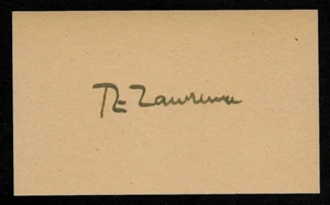 T.E. Lawrence of Arabia Archaelogist Autograph Reprint On Old 3X5 Card - Bild 1 von 1
