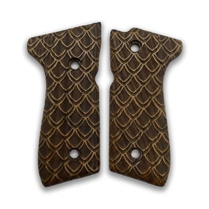 ZIB GRIPS Beretta 92,92F,92FS,92A1,92G,92D,96,96D Grips Handmade Ars.02 - Imagen 1 de 4