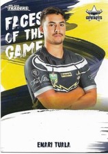2019 Nrl Traders Faces of the Game (FG36) Enari TUALA Cowboys