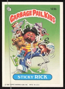 Garbage Pail Kids Series 3 1986 #123b Sticky Rick LP - Picture 1 of 2