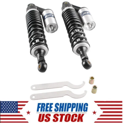 340mm 13 3/8" Rear Air Shock Absorbers for Honda Suzuki Yamaha Kawasaki ATV Dirt Foto 1 de 4