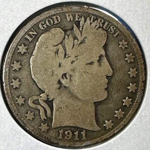 1911-S 50C Barber Half Dollar (75129) Cover