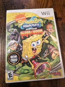 Bob Esponja Pantalones Cuadrados con NickToons: Globs of Doom - Nintendo Wii Completo - Imagen 1 de 4
