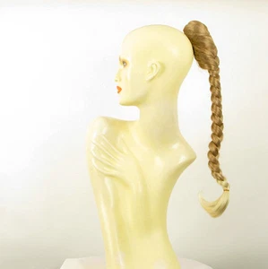 Trenza Cola de caballo postizo 50cm luz rubia rubio cobr mala poli clar 4/27t613 - Imagen 1 de 7