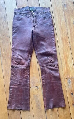 Pantalón de cuero D&G, Dolce & Gabbana 32 vintage Foto 1 de 4