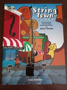 STRING TOWN TUNES: VIOLIN (BOOK & CD) By Doris Gazda ASB2 Carl Fischer - Picture 1 of 4
