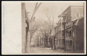 St. Hyacinthe, Quebec, Canada Pre-1920 RPPC - Residential Street Scene - Picture 1 of 2