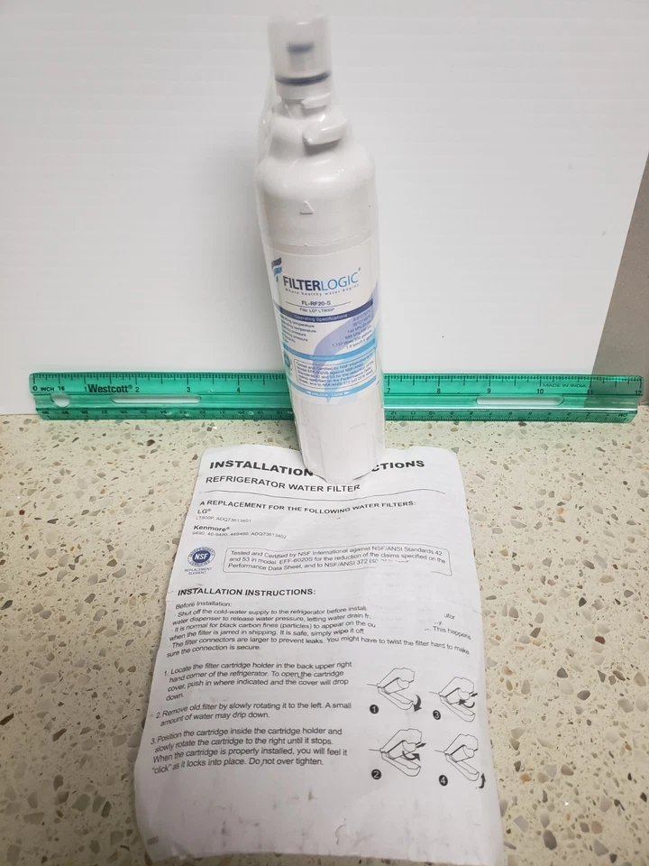 1 Filter Logic FL-RF20 Fits LG LT700P Refrigerator Water Filter LT800p Free Ship - Image 1 of 1