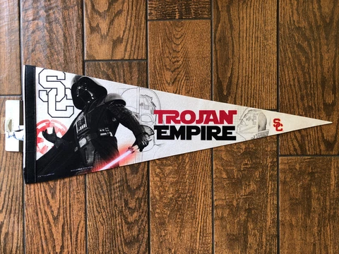 USC TROJANS STAR WARS DARTH VADER PREMIUM QUALITY PENNANT 12"X30" BANNER Cover