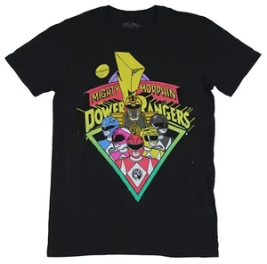 new Mighty Morphin Power Rangers boys T-Shirt Team Heads Diamond Design size 2xl - Picture 1 of 2