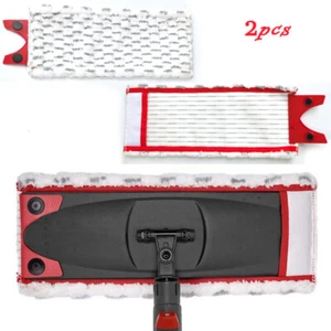 2PC For Vileda 1, 2 Spray Mop Replacement Refill Mop Head Microfibre Mop Pads UK - Picture 1 of 4