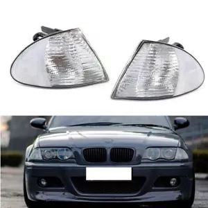 For BMW 3 Series E46 99-01 Sedan Car Signal Clear Indicator Corner Side Light - Picture 1 of 7