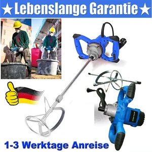 6000W Rührgerät Rührwerk Mörtelmischer Handrührwerk Betonrührer Rührer Mischer - Bild 1 von 11
