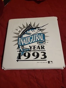 Vintage Florida Marlins 1993 Inaugural Year Stadium Seat Cushion - Picture 1 of 4