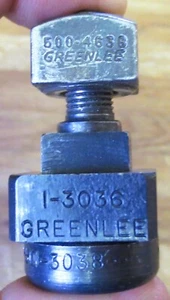 Greenlee 731 Square Radio Chassis Punch 5/8" #501-3038, 500-4638, 1-3036 Clean - Picture 1 of 8