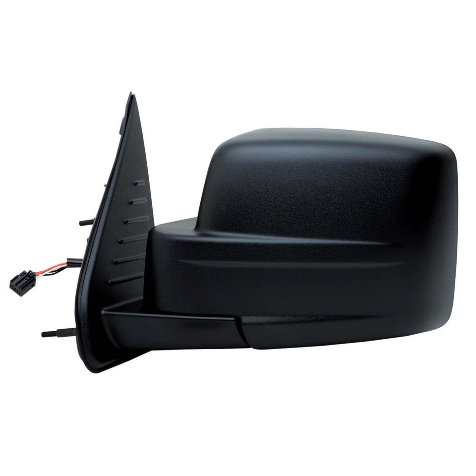 For 08-12 Jeep Liberty GTS Without Memory Black Driver Side Heated Power Mirror - Image 1 of 1