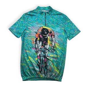 Rodeo vintage Radtrikot 90er Gr. L BW 56cm Bike Shirt Trikot Fahrrad ZM47 - Picture 1 of 3