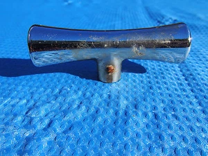 Vintage Chrome T Handle Shift Knob~Beer Tap Handle Knob - Picture 1 of 8