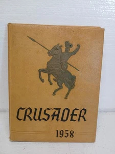1958 Crusaders Yearbook Catholic Central High School Muskegon Michigan - Picture 1 of 14