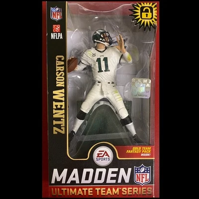 Figura McFarlane Philadelphia Eagles CARSON GOZ Madden Ultimate Team Serie 1 Foto 1 de 4
