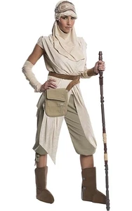 GRAND HERITAGE REY STAR WARS EP7 FORCE AWAKENS ADULT WOMENS HALLOWEEN COSTUME - Picture 1 of 2