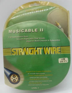 Straightwire Musicable II  4 meter Subwoofer cable - Picture 1 of 3