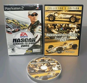 Gioco PS2 NASCAR 2005 nuovo sigillato con DVD BONUS Indy 500 (anni '60 Decade of Change) - Foto 1 di 13
