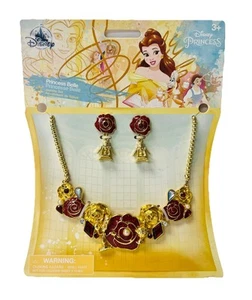 Disney Store Belle Costume Jewelry Set NEW - Picture 1 of 2