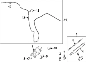 Genuine Ford Wiper Blade GN1Z-17528-A - Bild 1 von 5