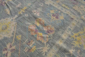 8'3 x 9'10 Turkish Oushak Style Handmade Oriental Carpet Wool Area Rug - Picture 1 of 11