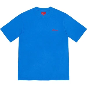 Neu Supreme Arabic Logo Washed S/S Tee blau türkis L FW21 authentisch - Bild 1 von 4