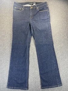 Liz Claiborne Damen Jackie Jeans Größe 12R dunkle Waschung  - Bild 1 von 8