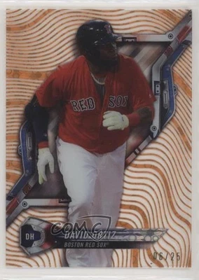 2018 High Tek Pattern 1 Waves/Diagonals Orange Orbit Diffractor /25 David Ortiz - Image 1 of 2