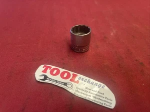 Snap On 19mm 3/8 Drive Shallow 12 Point Chrome Socket USA!! - Picture 1 of 5