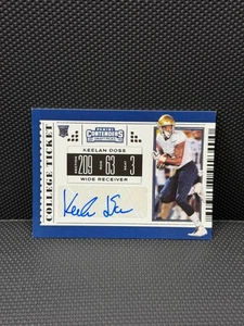 2019 Panini Contenders Draft Keelan Doss College Ticket RC Auto #154 UC Davis - Bild 1 von 2