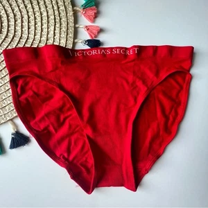 Braguita de bikini Victoria's Secret sin costuras roja grande NUEVA - Imagen 1 de 3