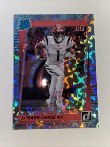 Panini Donruss 2021 - Clasificado novato Ja'Marr Chase #262 prueba de prensa Hyper - Imagen 1 de 2
