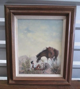 "WHOA?" Original Oil Painting on Board, Signed, Nicely Framed - Picture 1 of 7