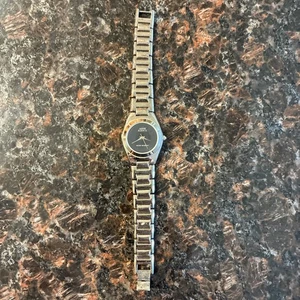 Anne Klein II 10/3095 Silver Tone Quartz Women's Watch Sz. 6 1/2" *Untested - Picture 1 of 19