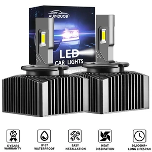 for GMC Sierra 1500 2500 3500 HD 2016-2020 D5S LED Headlight Bulbs HID Replace - Picture 1 of 10