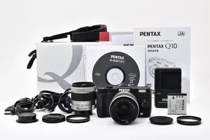 PENTAX Q10 12,4 MP Digitalkamera 02 STANDARD & 06 TELEPHOTO mit Box [Near Mint] - Bild 1 von 14