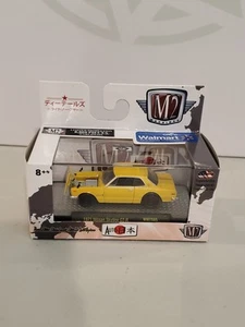 M2 Walmart Exclusive Premium Edition WMTS05 1971 Nissan Skyline GT-R in Yellow - Picture 1 of 8