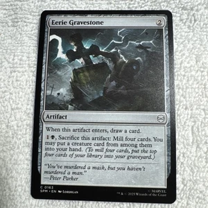 Eerie Gravestone - 163 - MTG: Spider-Man: Eternal-Legal - Common - Regular - Picture 1 of 2