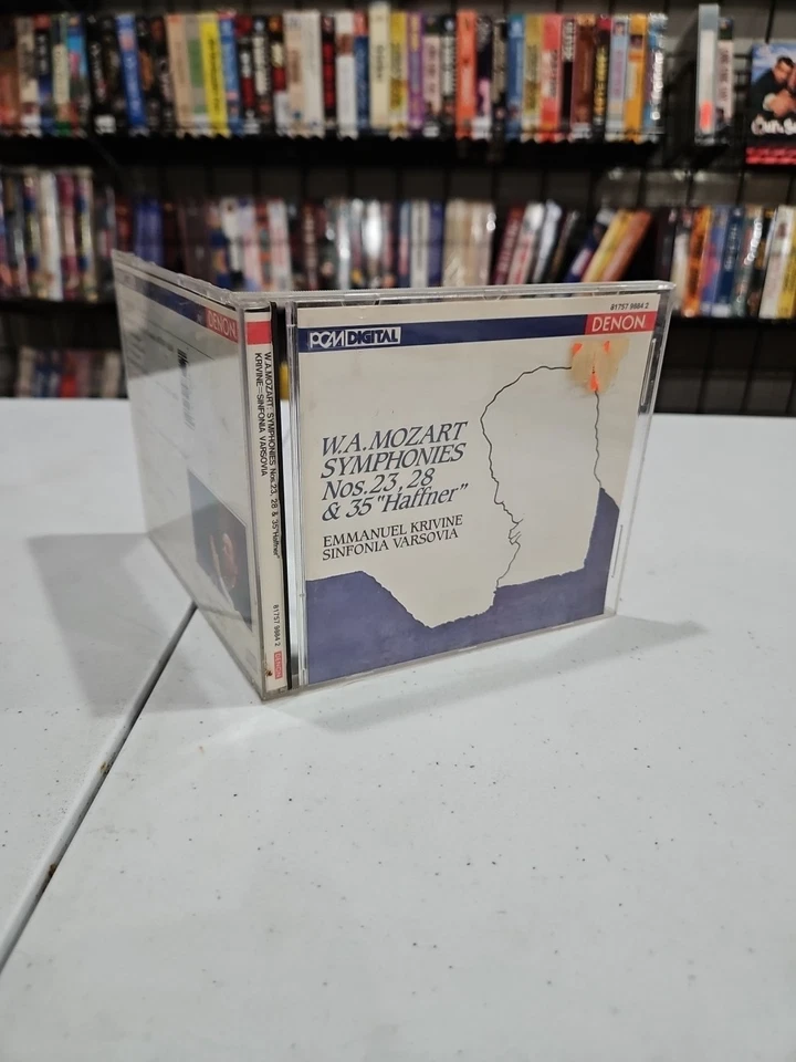 W.A. MOZART SYMPHONIES NOS. 23, 28 & 35 “HAFFNER” CD - Image 1 of 3