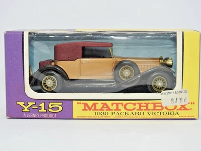 LESNEY MATCHBOX 1969 BOXED MODELS OF YESTERYEAR 1930 PACKARD VICTORIA Y15-2 MINT - Image 1 of 4