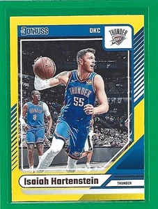 2024-25 Donruss Basketball Yellow Flood Isaiah Hartenstein #69 OKC Thunder - Picture 1 of 2