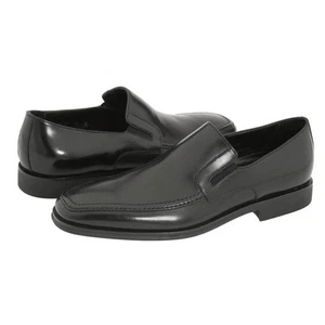 Bruno Magli Mens Raging Loafer US 10M EU 43 Black Nappa Leather Slip On NIB - Picture 1 of 12