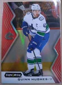 Quinn Hughes Red Bounty Parallel Vancouver Canucks - Upper Deck Synergy 2024-25 - Bild 1 von 2