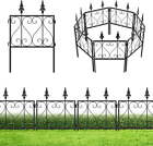 Garden Fence 7 Pack, 23.5in(H) x 15ft(L) No Dig Decorative Garden Fence