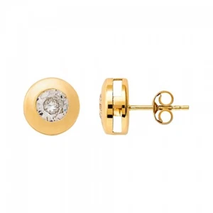 NEW XENOX orecchini XG9K4041G vero oro orecchini da donna oro giallo - Foto 1 di 1